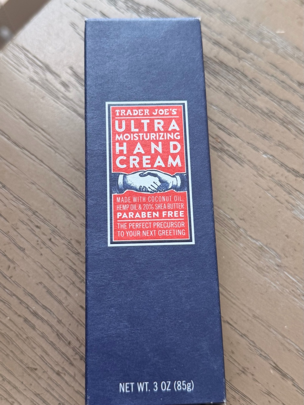 Trader Joe's Ultra Moisturizing Hand Cream — Navy